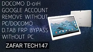 DOCOMO D-01H GOOGLE ACCOUNT REMOVE WITHOUT  PC| D.TAB 10.5 FRP BYPASS WITH PC