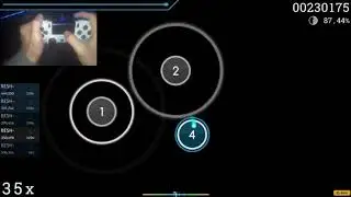 I PLAYED OSU! WITH PS4 CONTROLLER ! And I edited this video too!