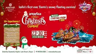 India's First Ever Santa's Boat Parade | Entartica seaworld | Christmas Carnival