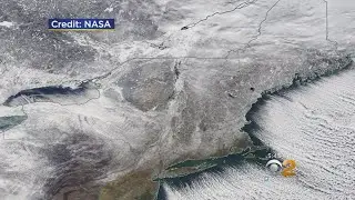 NASA Captures Northeast Snow