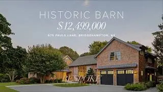 $12,950,000 Historic Barn Reimagined for Modern Living