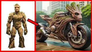 AVENGERS But MOTORCYCLE 🏍 🔥 All Heroes (marvel & DC) 2024💥 marvel dc reforms
