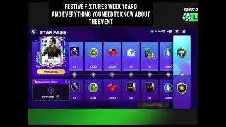 Festive  fixtures  week  1 card And  everything  you need to know about The event 