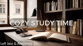 Cozy Study Time ☕ Soft Jazz for Focus & Calm Night