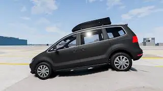 Volkswagen Sharan 2016 Suspension Testing &ndash; BeamNG Drive Physics Simulation
