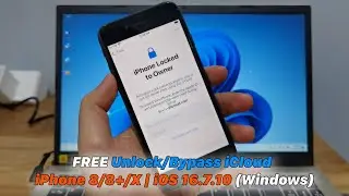 FREE Unlock/Bypass iCloud iPhone 8/8+/X | iOS 16.7.10 (Windows)