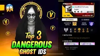 Top 3 Dangerous Ghost IDs देखकर हैरान हो जाओगे 😱 || Free Fire