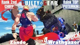 GGST➤Rank 1st CHIPP / チップ [ Zando ] vs Rank TOP POTEMKIN / ポチョムキン [ Wrathgazer ] GuiltyGear