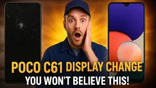 POCO C61 Display Change - You Won't Believe This Transformation! | Screen ReplacementTutorial