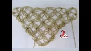 Cum se croseteaza punctul secret in forma de triunghi? ( How to crochet Solomon's knot?)