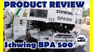 Review of Schwing BPA500 concrete trailer pump | How we do it