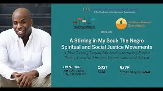 A Stirring in My Soul: A Fine Tuning Virtual Masterclass with Patrick Dailey