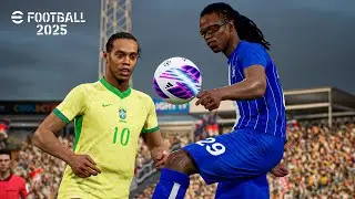 Efootball 2025 - Brazilian LEGANDS v Europe LEGANDS | Update Version 4.5.0 | PC