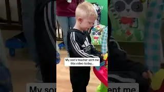 My son's teacher sent me this video today...
