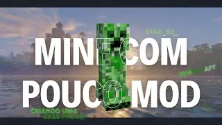 Explorando um lugar novo | Minecraft com Pouco Mod🤏