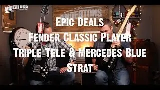 Epic Deals - Fender Classic Player - Triple Tele & Mercedes Blue Strat