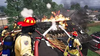 Trabajamos En Equipo Para Apagar Rápido El Fuego | #8 Firefighting Simulator: Ignite