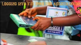 5. Logging Into The BVAS For Accreditation: (Bimodal Voter Accreditation System)