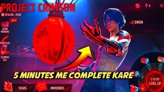 Project Crimson Event Complete Kaise Kare I Free Fire New Event Today How to Complete New Event FF