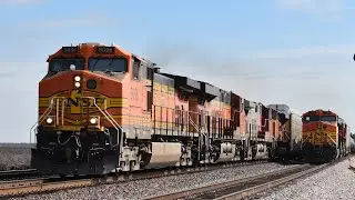 Fakebonnet BNSF #4714 On BNSF H-BARRIC Through CP Duffy