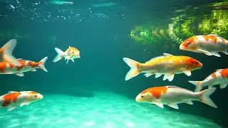 Relaxing Koi fish 412 Hertz sound