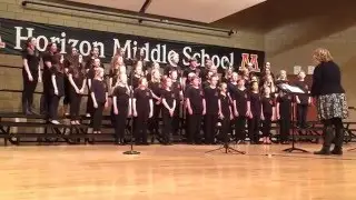 Horizon Middle School Honor Choir-Moorhead MN.  