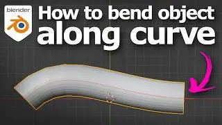 Blender bend object along curve