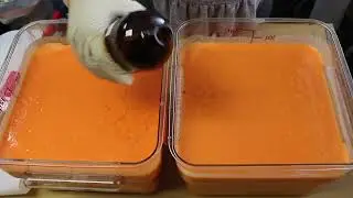 How to make cold process carrot soap
