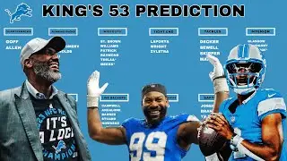 Detroit Lions 53 Man Roster Prediction || Hooker Cut? ZaDarius Return?
