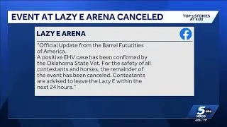Barrel Futurities of America's World Championship at Lazy E Arena canceled due to equine herpesvirus