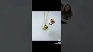 Photo & Text Engraved Round Pendant Necklace, Personalized Photo Engraved Necklace Anniversary Gift