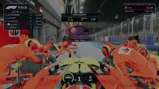 119 F1 2025  CARRIERA MY TEAM, GARA A SINGAPORE; PESSIMA STRATEGIA