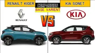 2021 Renault Kiger RXE vs Kia Sonet 1.2 HTE Comparison