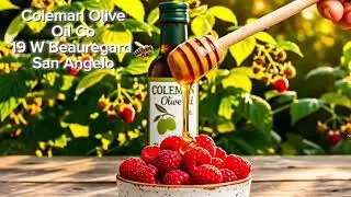Sweet Meets Tangy: Honey Raspberry White Balsamic 🍯🍇 | Coleman Olive Oil Co