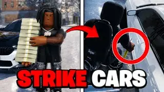 Как сбить машину в игре Tha Bronx 3 Roblox!