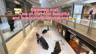 Elements mall one of the most beautiful shopping mall in Hongkong
