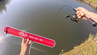Introducing the FISH RIG 165 - Ultra Light Compact Fishing Rod!