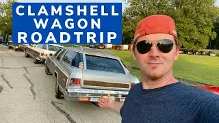 1976 Chevrolet Caprice Wagon Roadkill drive to 71-76 GM Clamshell 50th Anniversary @KlepsGarage
