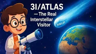3I/ATLAS &mdash; The Real Interstellar Visitor 🌌 | Space Explained for Kids | Manavta Stories