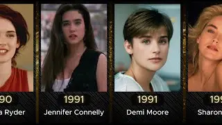 Most Beautiful Hollywood Actresses 1980 - 2024