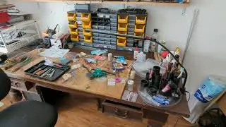 My new workbench for building  brass loco kits. February 5, 2025