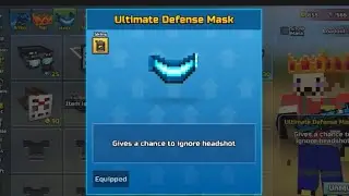 Getting ultimate defense mask in cosmetics chest 😺