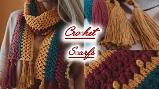 Cozy & Trendy Crochet Scarf Ideas | Beautiful Handmade Winter Scarves Collection