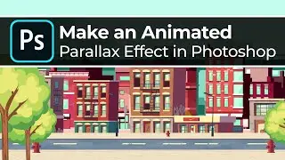 How to Make an Animated parallax in Photoshop | Photoshop Tutorial
