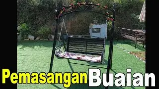 Cara Pasang Buaian Gantung Taman DIY / How to Install Garden Swing Bench
