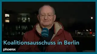 Schaltgespr&auml;ch mit phoenix-Korrespondent Erhard Scherfer zum Koalitionssauschuss | 27.11.2025