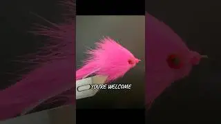 A simple skulpin. Here in an amazingly bright shade of pink #pink #fishing #flyfishing #flytying