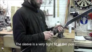 Eclipse Archery making a takedown Polaris recurve Part 5