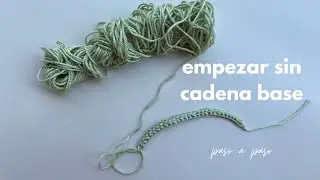 Chainless Crochet Stitches - Single Crochet Chainless Foundation Tutorial
