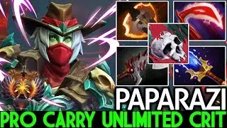 PAPARAZI [Phantom Assassin] Unlimited Crit TOP Pro Carry Gameplay 7.24 Dota 2